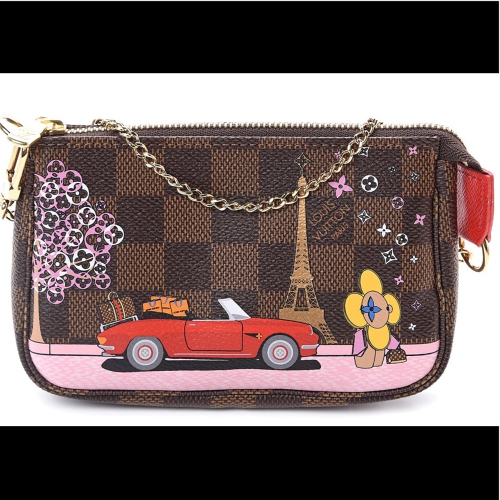 LOUIS VUITTON Damier Vivienne Paris Mini Pochette